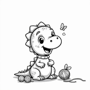 Dinosaur Coloring Pages - Page 1