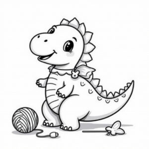 Dinosaur Coloring Pages - Page 1