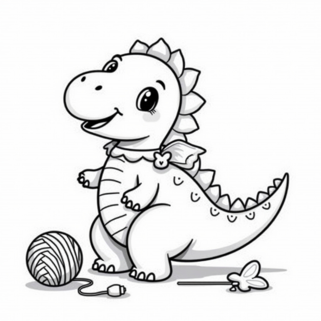 Dinosaur Coloring Pages - Page 1