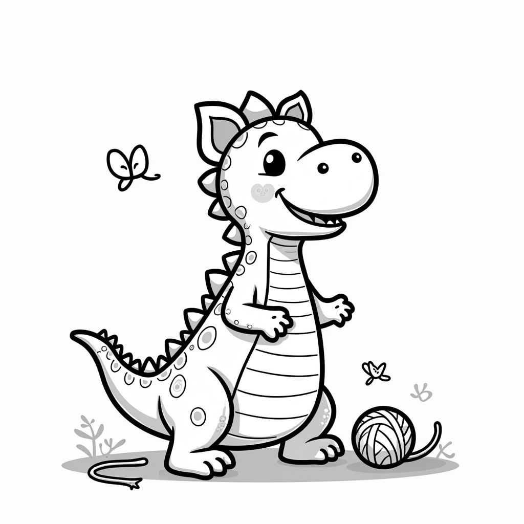 Dinosaur Coloring Pages - Page 2