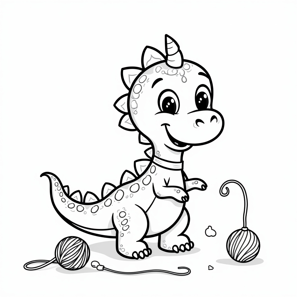 Dinosaur Coloring Pages - Page 2