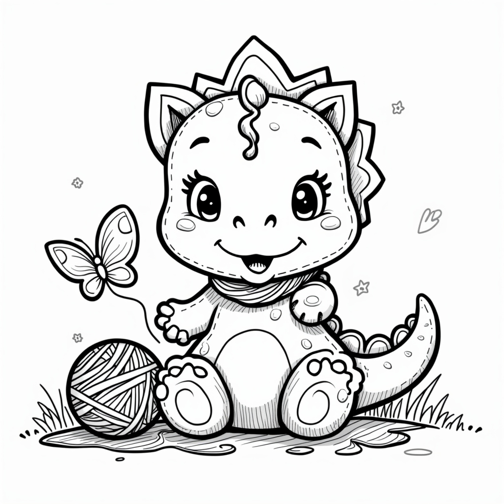 Dinosaur Coloring Pages - Page 3
