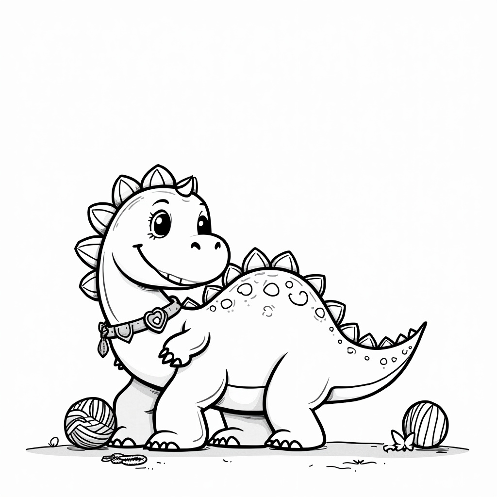 Dinosaur Coloring Pages - Page 4