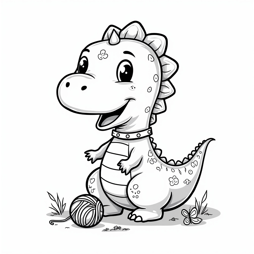 Dinosaur Coloring Pages - Page 5