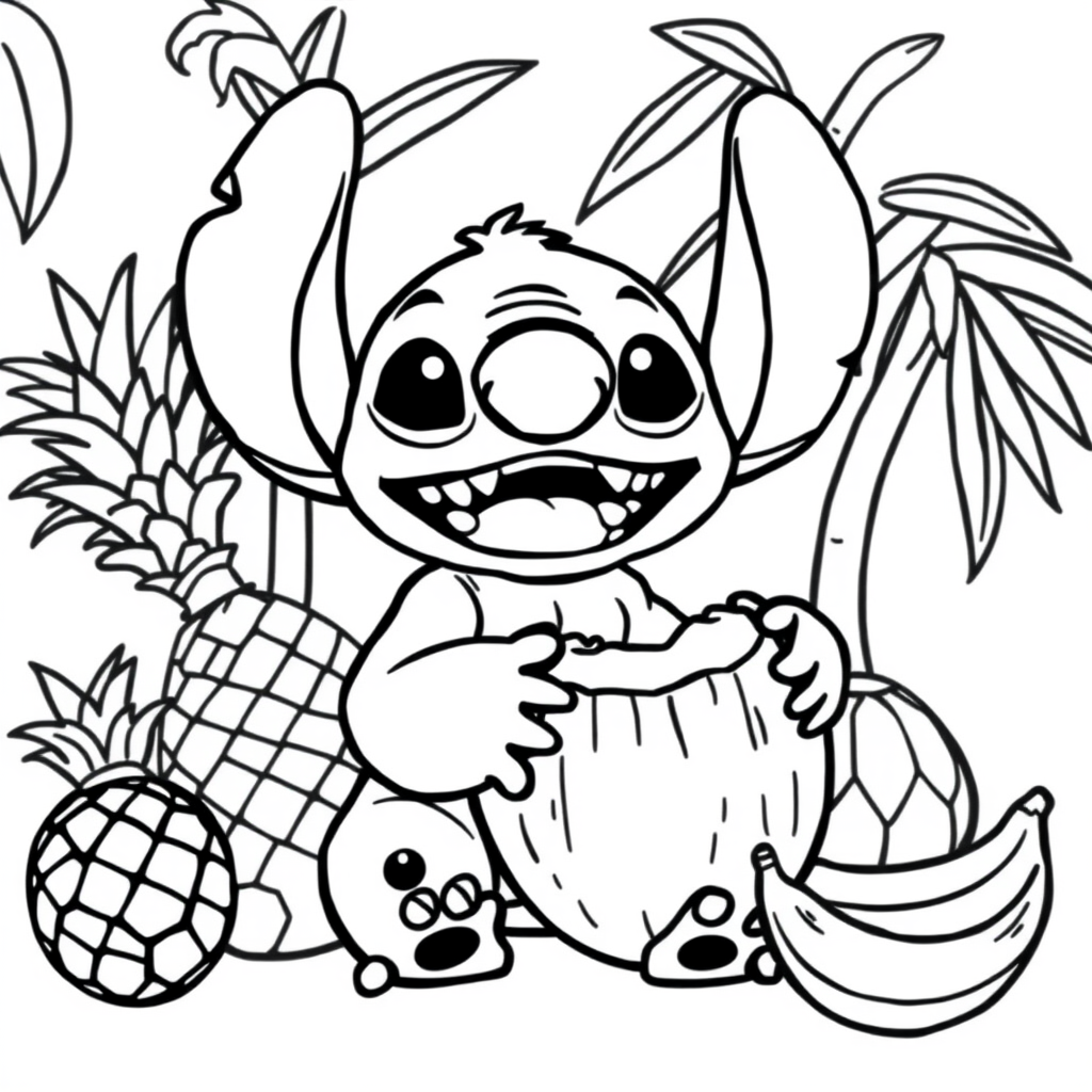 Lilo And Stitch Coloring Pages - Page 2
