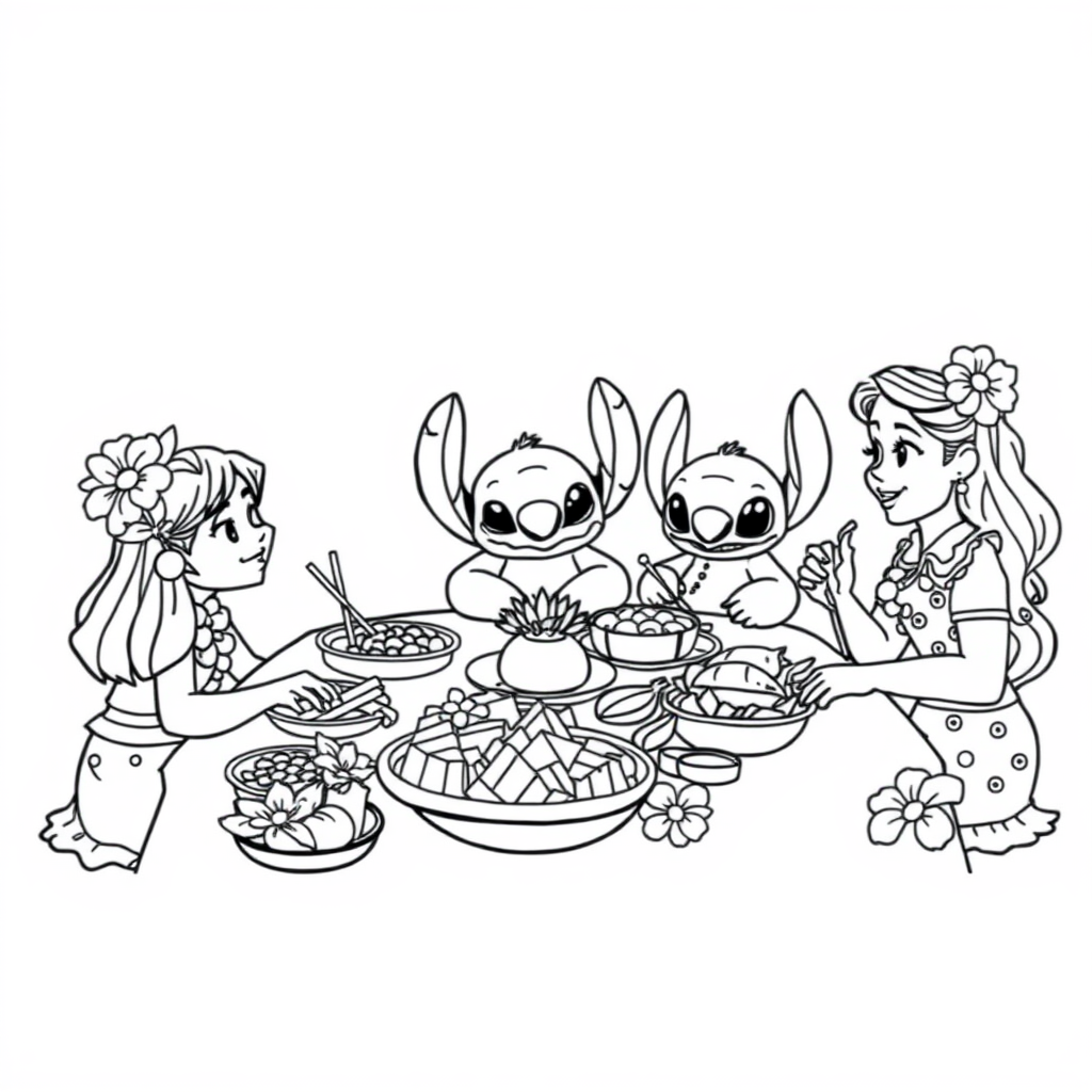 Lilo And Stitch Coloring Pages - Page 3