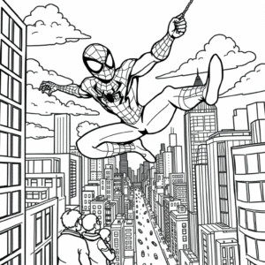 Spider-Man Coloring Pages - Page 1