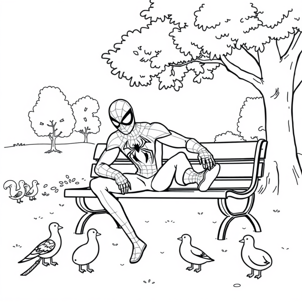 Spider-Man Coloring Pages - Page 5